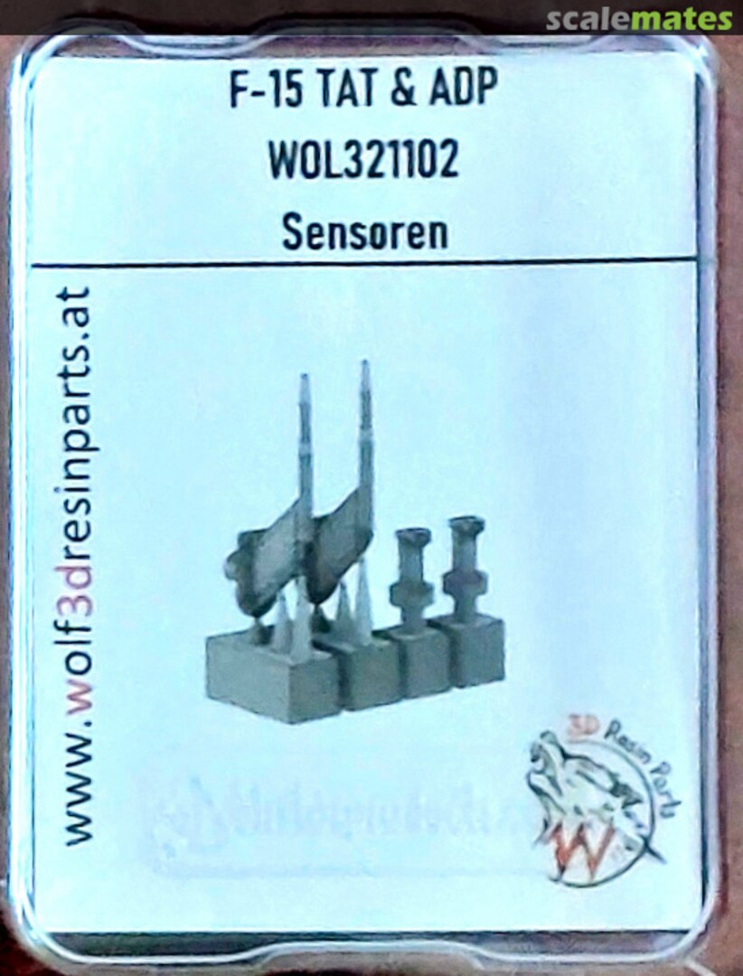 Boxart F-15 TAT & ADP WOL481102 Wolf 3D Resin Parts