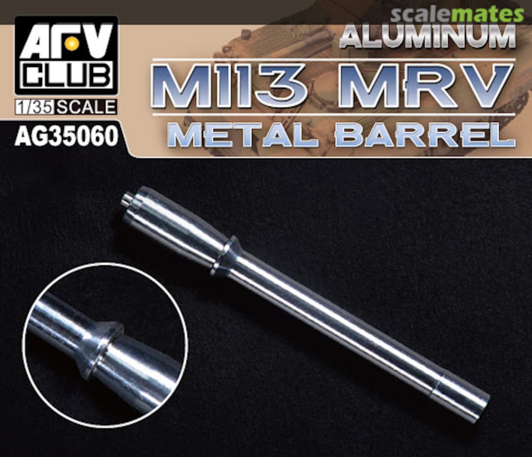 Boxart Metal Barrel for M113 MRV AG35060 AFV Club