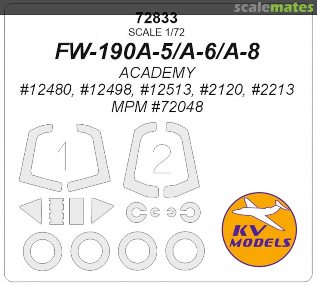 Boxart FW-190A-5/A-6/A-8 72833 KV Models