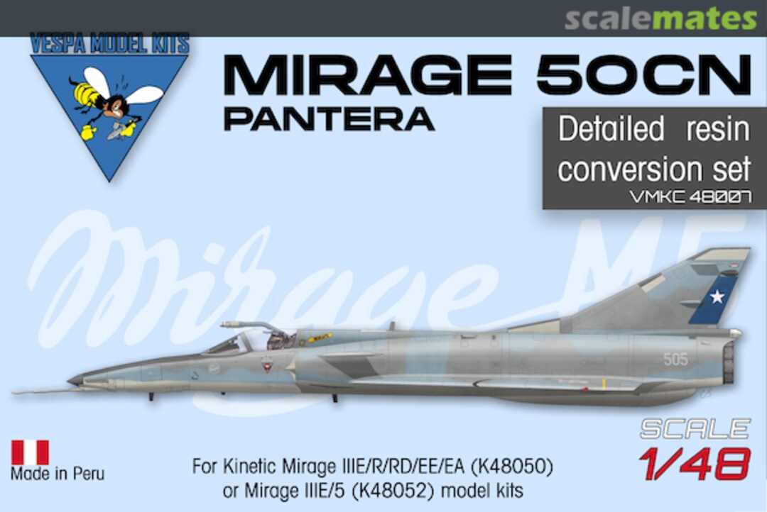 Boxart Mirage 50CN Pantera VMKC48007 Vespa Model Kits