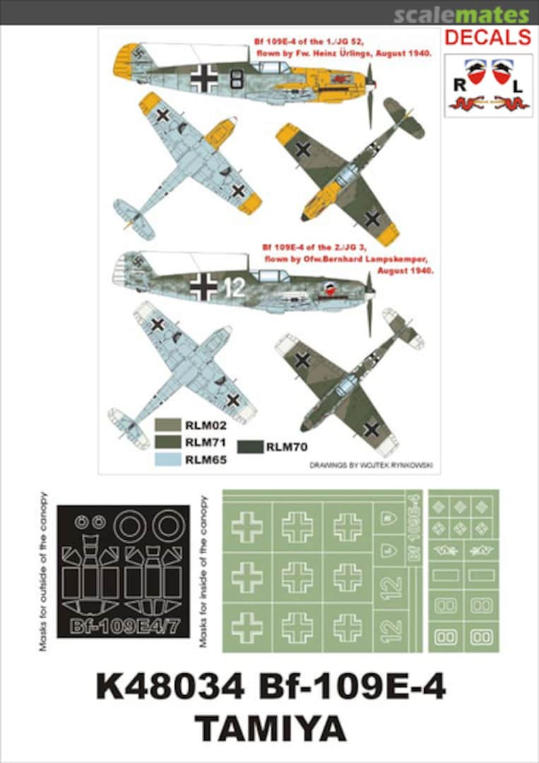 Boxart Bf 109E-4 K48034 Montex