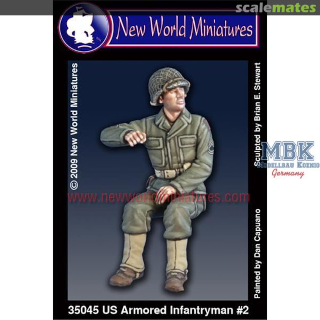 Boxart US Halftrack Crew #2 NWM35021 New World Miniatures