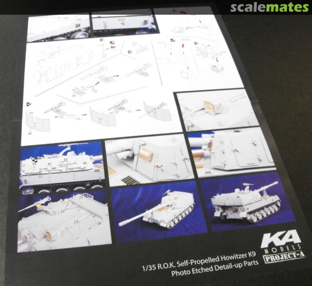 Boxart Korean Army K9 Detail-Up Parts (for Academy) KG-35003 KA Models