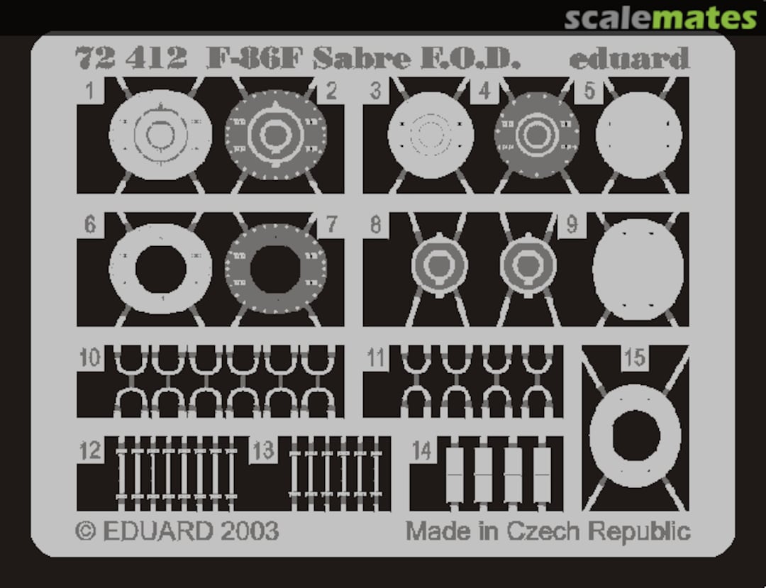 Boxart F-86F Sabre F.O.D. 72412 Eduard