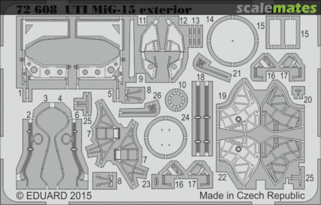 Boxart UTI MiG-15 exterior 72608 Eduard