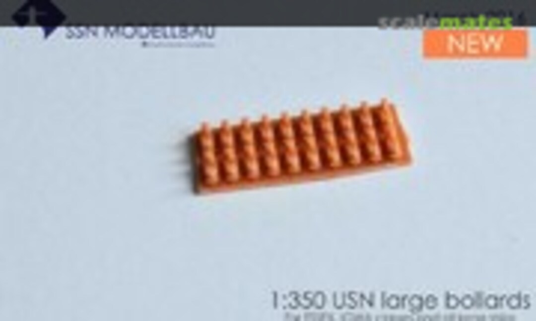 1:350 US Navy large bollards (SSN-Modellbau SSN-R35034)