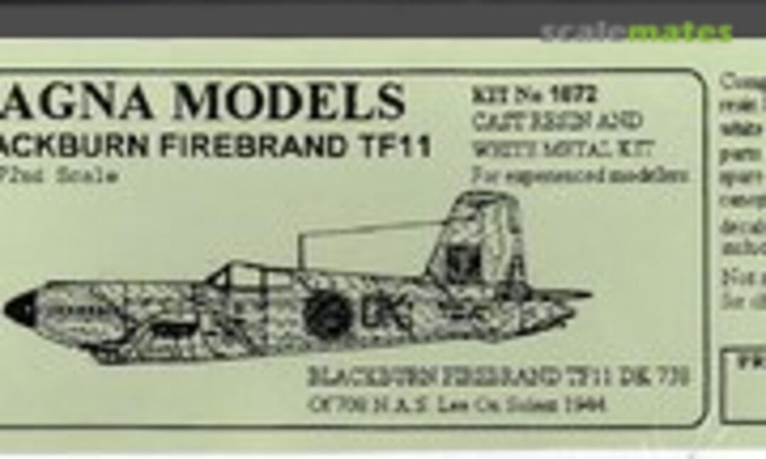 Blackburn Firebrand TF11 (Magna Models 1872)