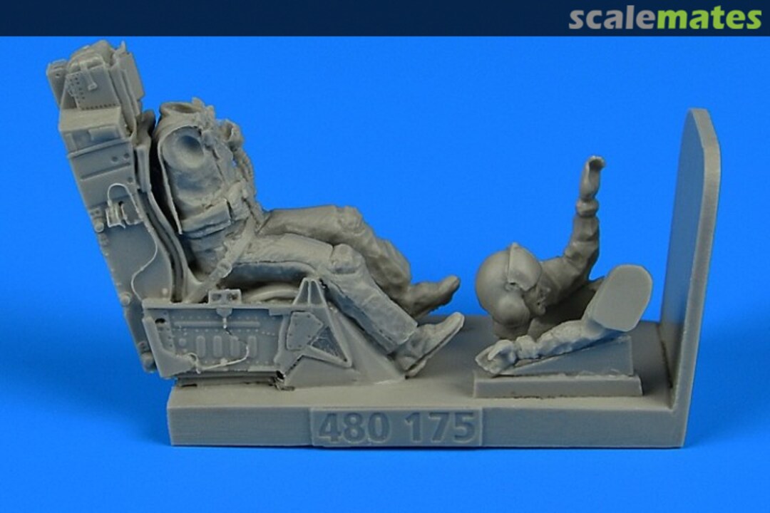 Boxart USAF Fighter Pilot with ejection seat for F-16 480 175 Aerobonus