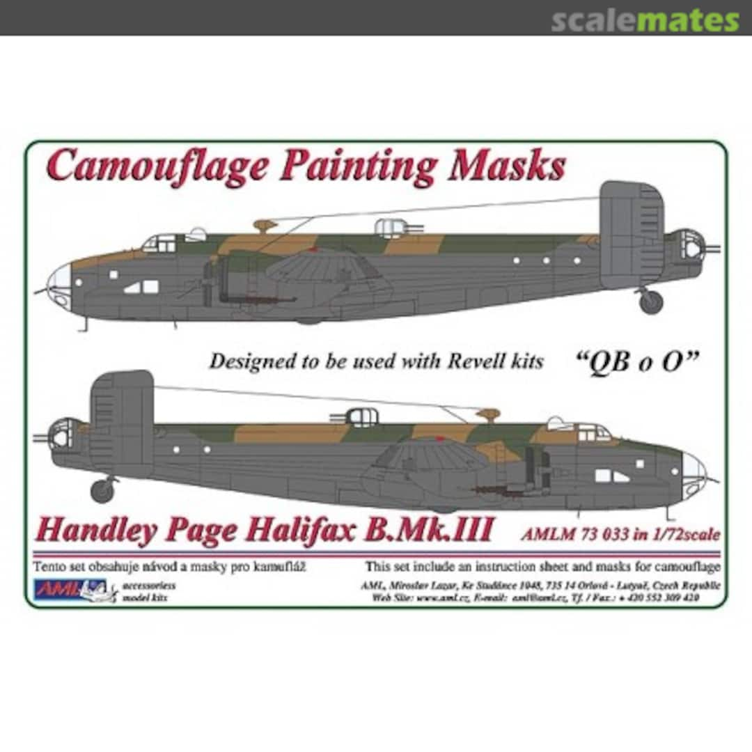 Boxart Handley Page Halifax B. Mk. III AMLM 73 033 AML