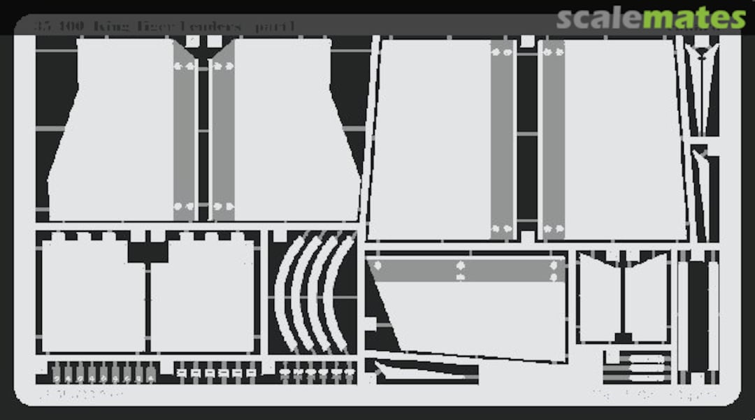 Boxart King Tiger fenders 35400 Eduard