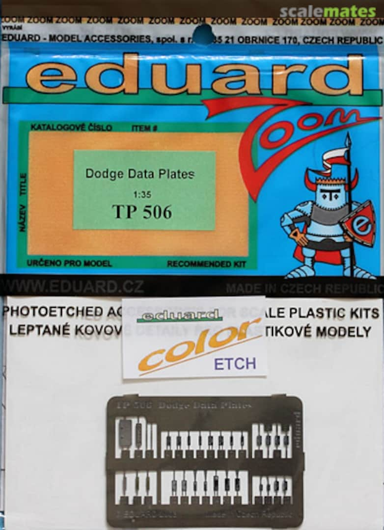 Boxart Dodge Data Plates TP506 Eduard