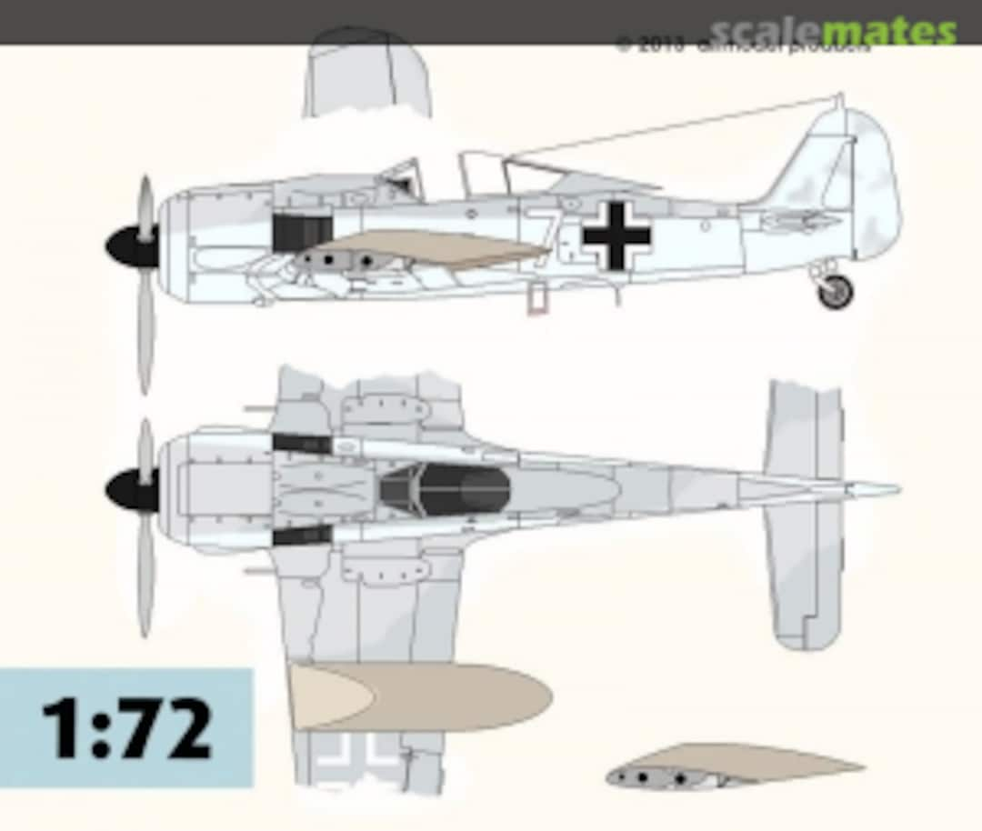 Boxart Fw 190 A-7 "Doppelreiter" Resin-Umbausatz AZ-72014 Airmodel