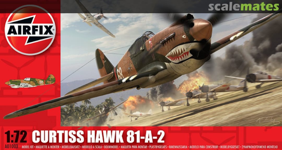 Boxart Curtiss Hawk 81-A-2 A01003 Airfix