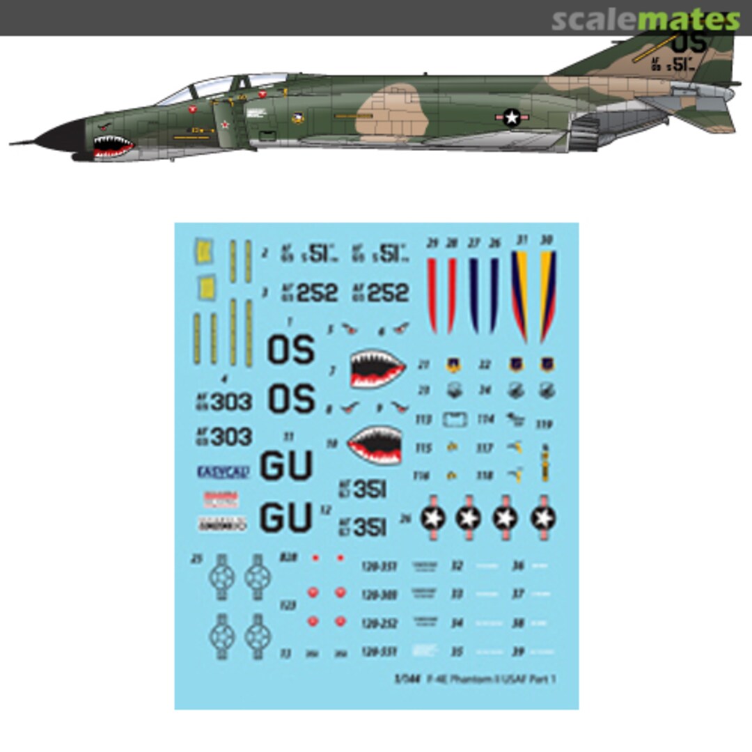 Boxart F-4E Phantom II USAF Part.1 ED44011 Monokio