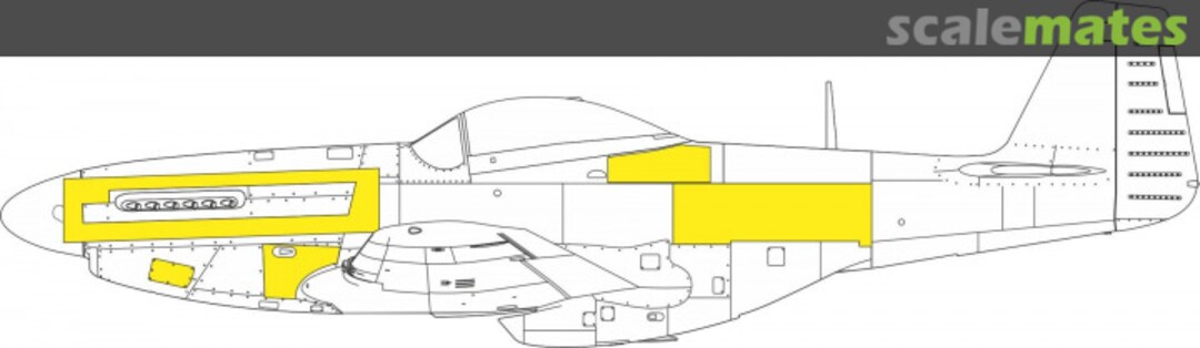 Boxart P-51D surface panels EX953 Eduard