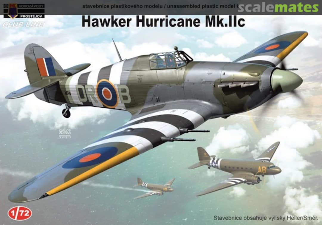 Boxart Hawker Hurricane Mk.IIc CLK0012 Kovozávody Prostějov