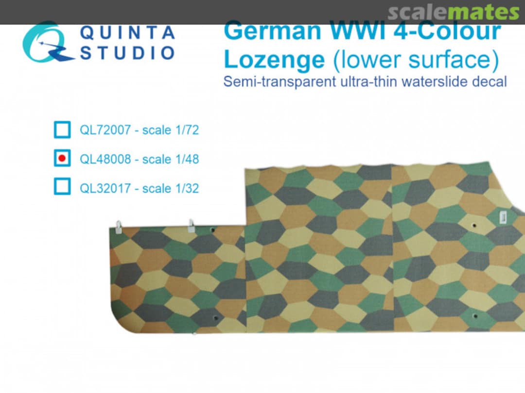 Boxart German WWI 4-Colour Lozenge (lower surface) QL48008 Quinta Studio