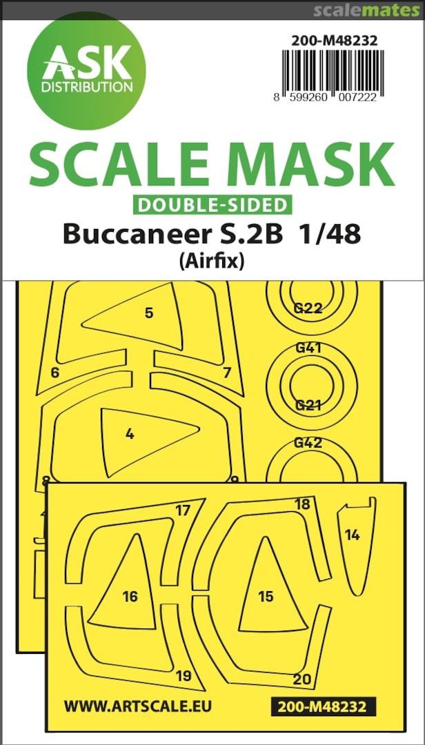 Boxart Buccaneer S.2B masks 200-M48232 ASK