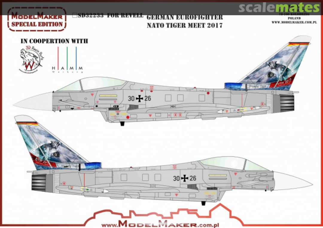 Boxart German Eurofighter NATO Tiger Meet 2017  SD32233 ModelMaker