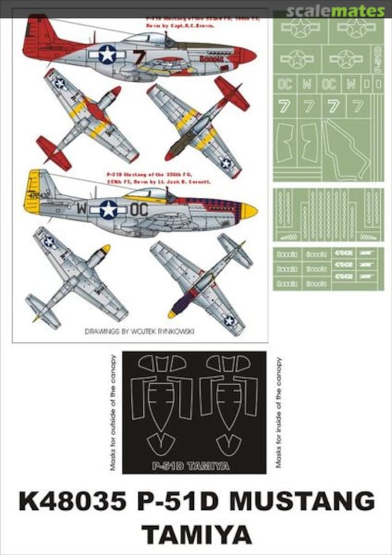 Boxart P-51D Mustang K48035 Montex