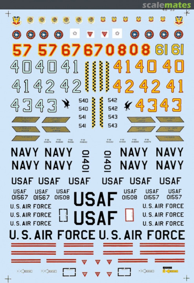 Boxart F-5E USAF/USN Agressors Navy Top Gun 48-0053 SuperScale International