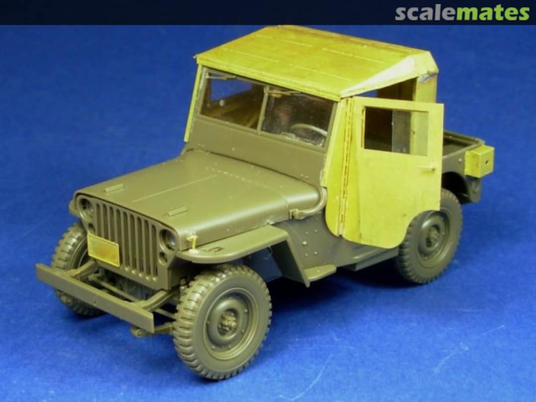 Boxart Half Hard-Top for WWII military Jeep AVC35001 Minor