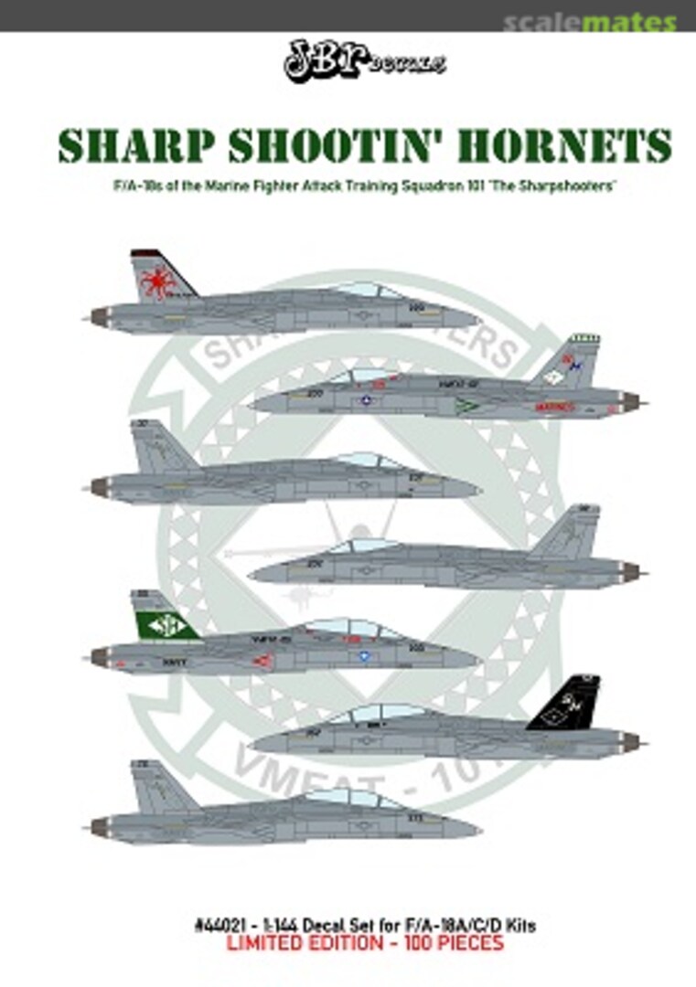 Boxart Sharp Shootin' Hornets 44021 JBr Decals