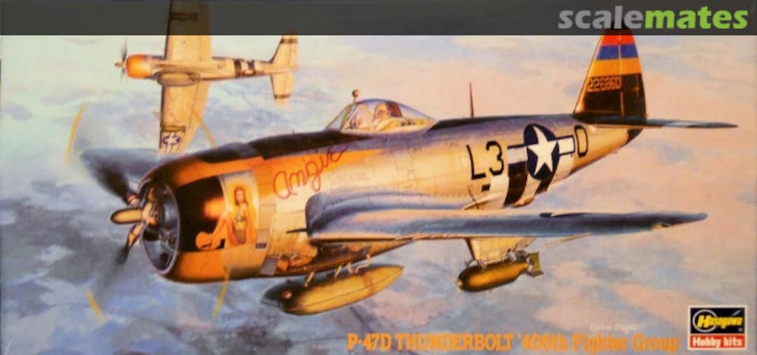 Boxart P-47D Thunderbolt '406th Fighter Group' 02569 Hasegawa