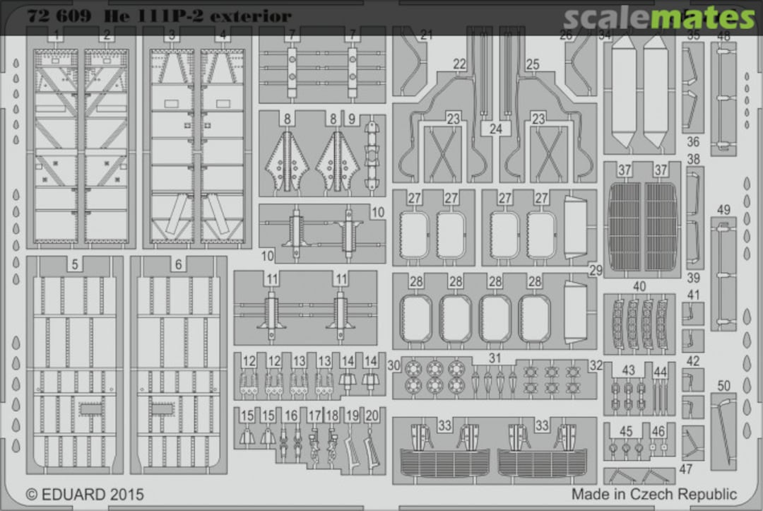 Boxart He 111P-2 exterior 72609 Eduard