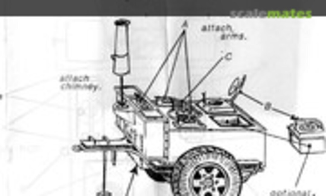 1:35 German Field Kitchen (Gulash Kanone) (Scale Model Accessories SMAV 106)