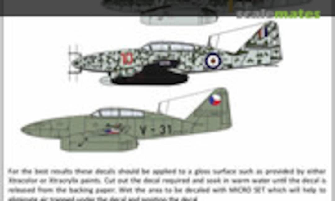 1:72 Messerschmitt Me 262 B-1a/B-1a U1 and Avia CS-92 (Xtradecal X72304)