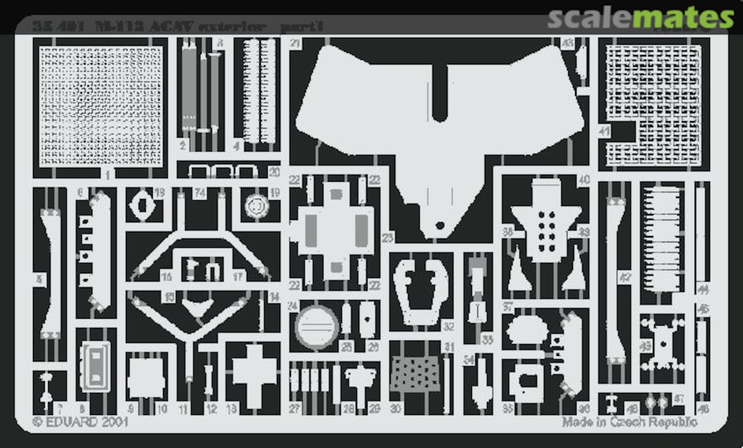 Boxart M-113 ACAV exterior 35401 Eduard