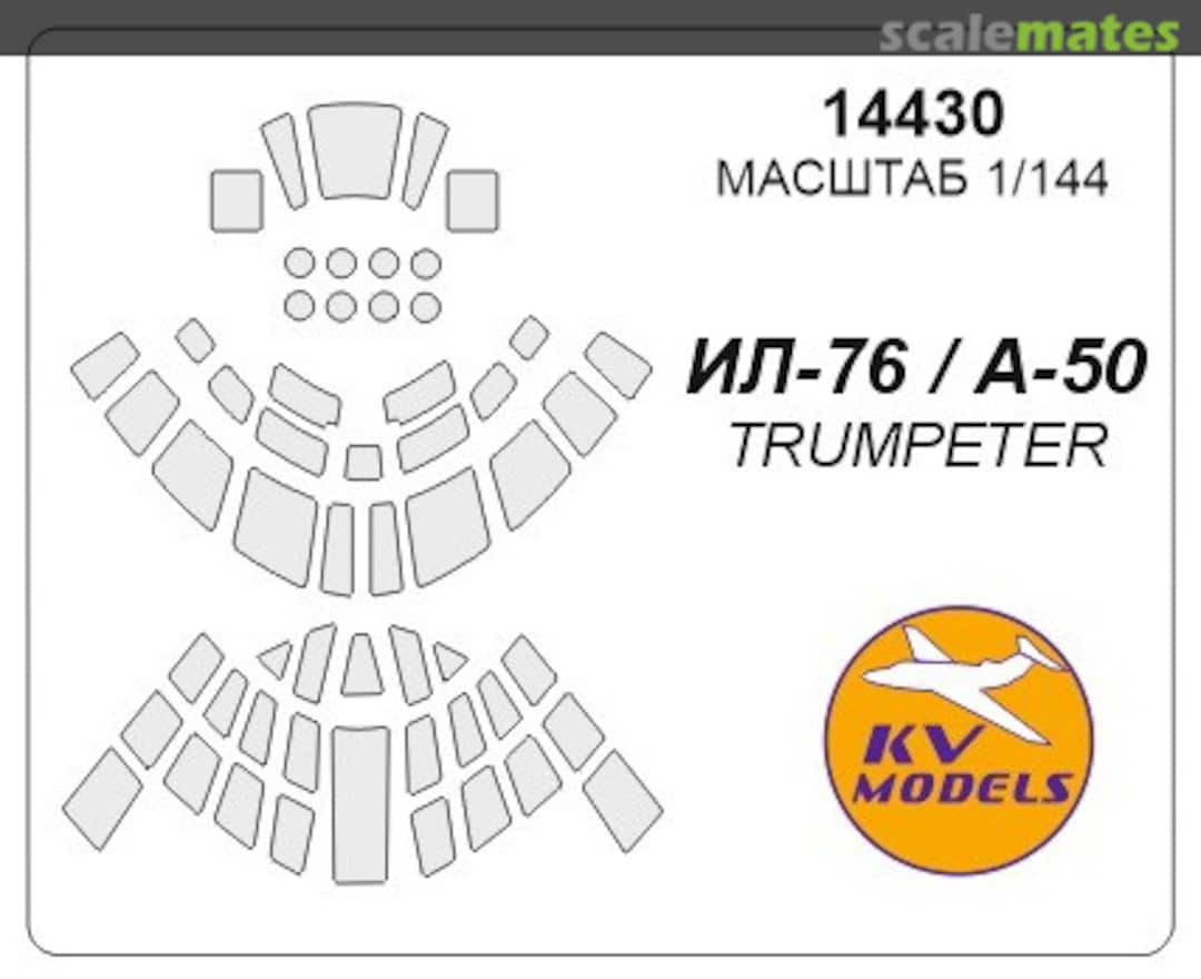 Boxart Masks IL-76/A-50 (Trumpeter) 1/144 14430 KV Models