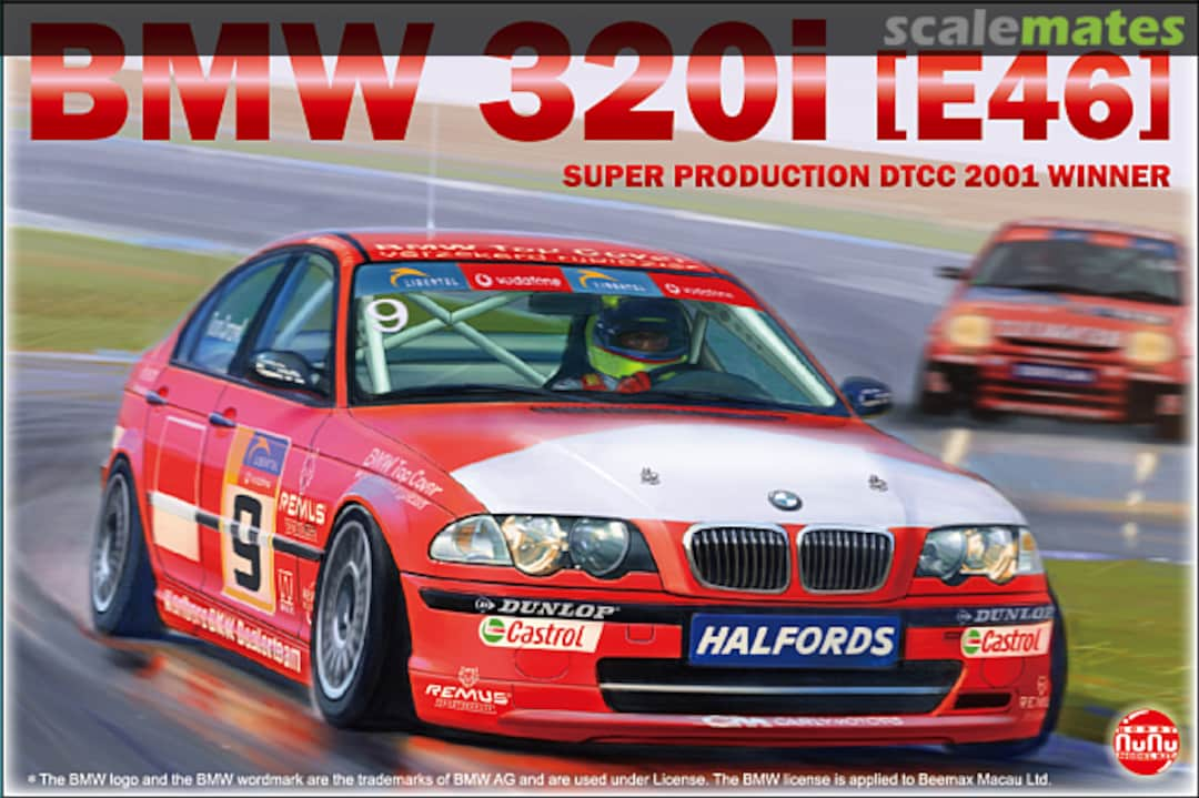 Boxart BMW 320i E46 PN24007 NuNu Model Kit 