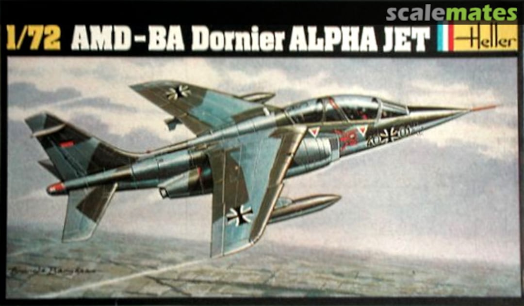 Boxart AMD-BA Dornier ALPHA JET 257 Heller