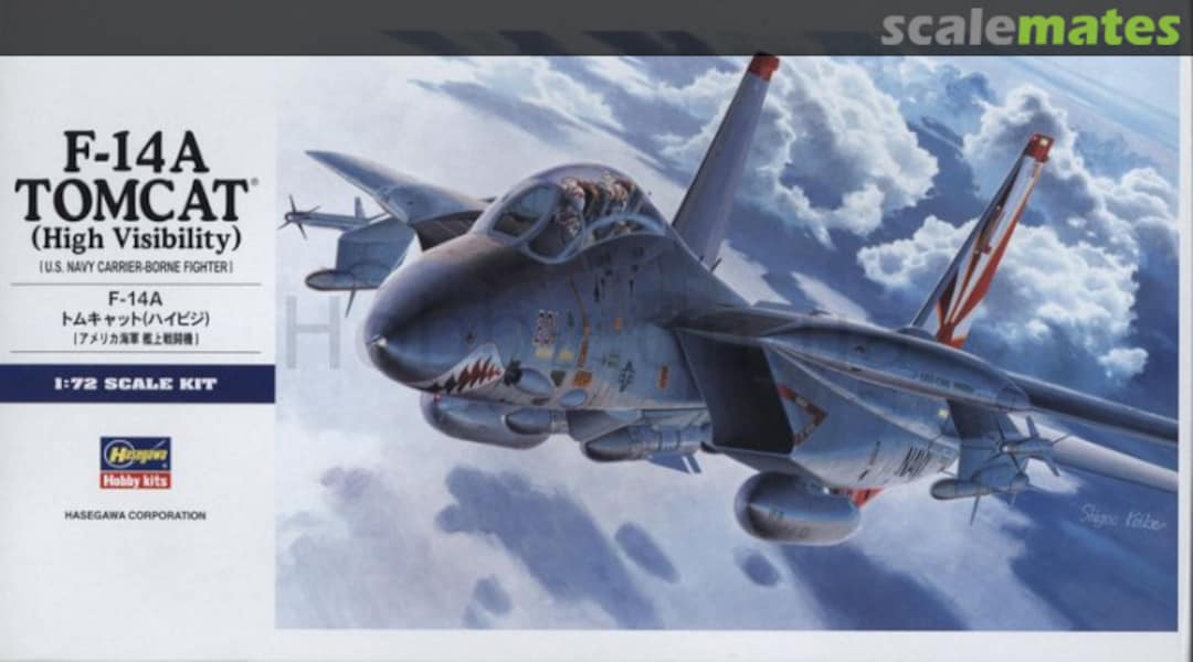 Boxart F-14A Tomcat (High Visibility) 00533 Hasegawa