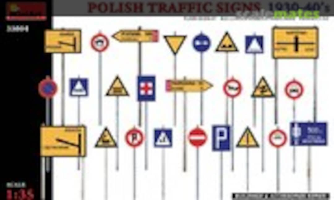 1:35 Polish Traffic Signs 1930-40's (MiniArt 35664)