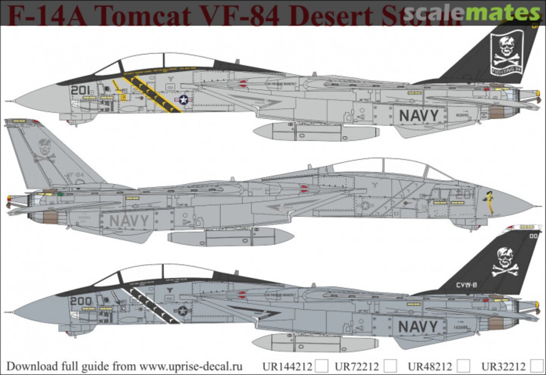 Boxart F-14A Tomcat VF-84 Desert Storm UR72212 UpRise