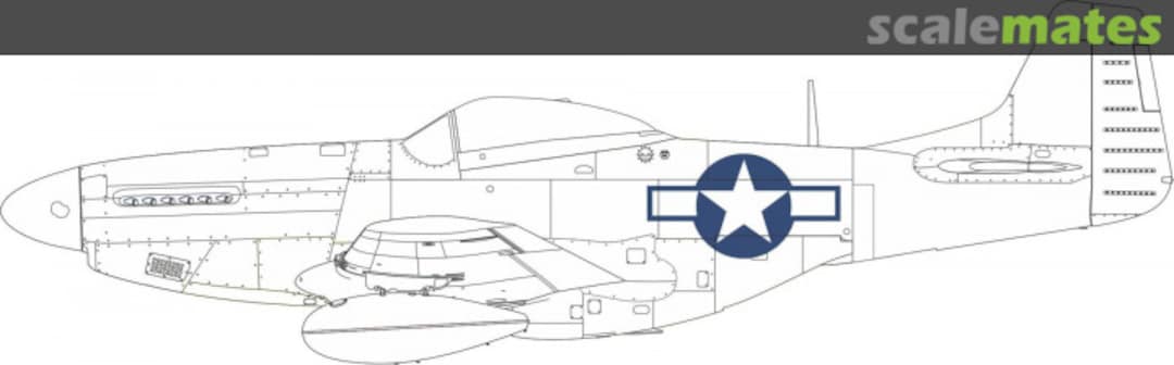 Boxart P-51D national insignia EX954 Eduard