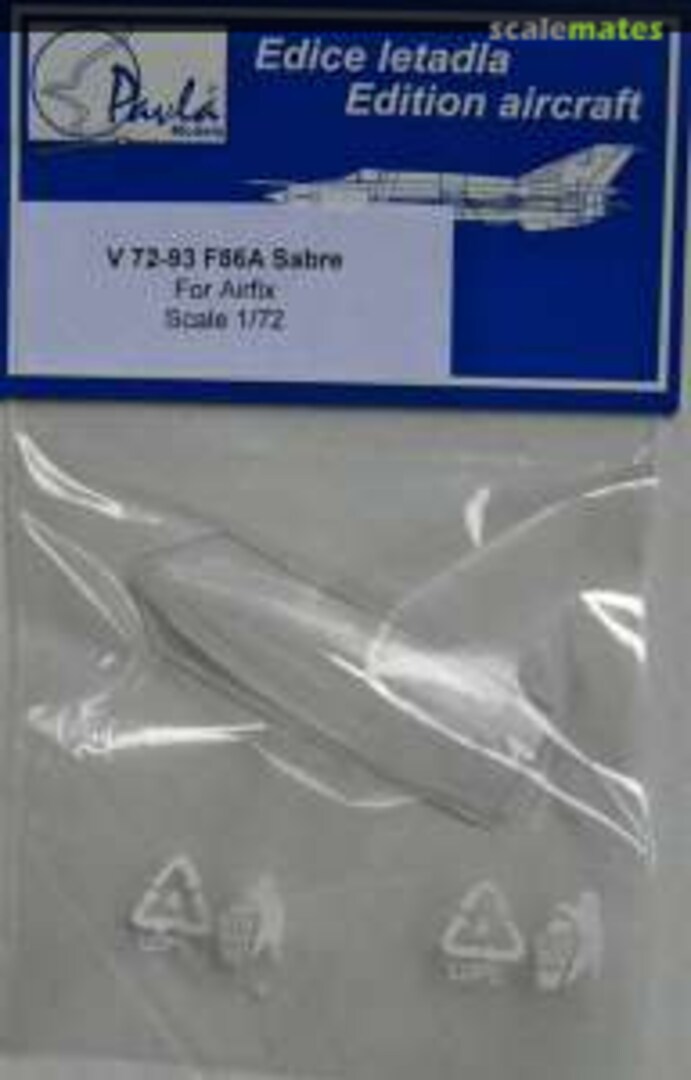 Boxart F-86A Sabre Vacuform Canopy V72-93 Pavla Models