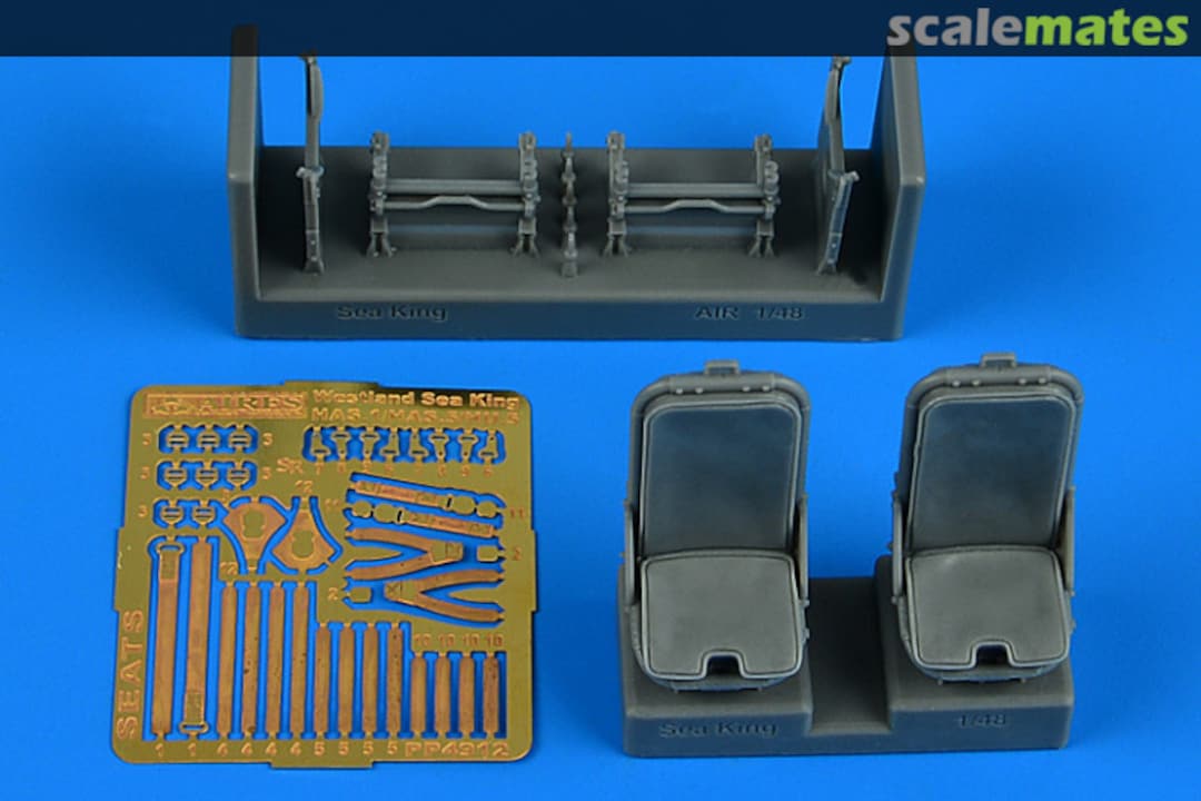 Boxart Westland Sea King HAS.1/HAS.5/HU.5 Pilot And Co-Pilot Seats 4912 Aires