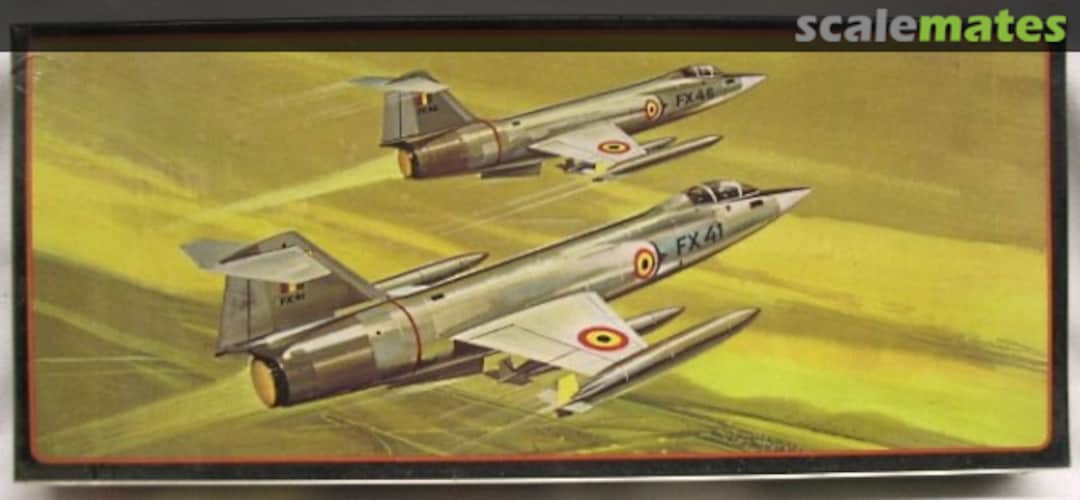 Boxart Lockheed F-104 Starfighter A-625:100 AMT-Hasegawa