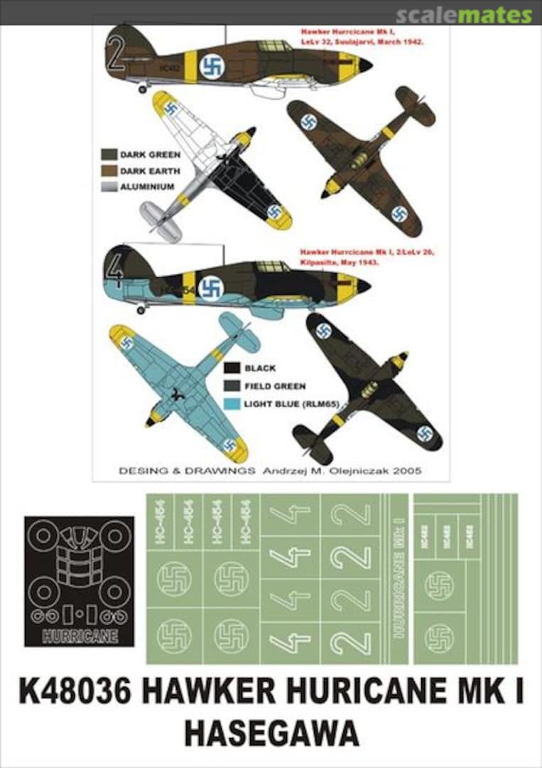 Boxart Hawker Hurricane I K48036 Montex