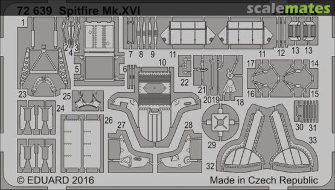 Boxart Spitfire Mk.XVI 72639 Eduard