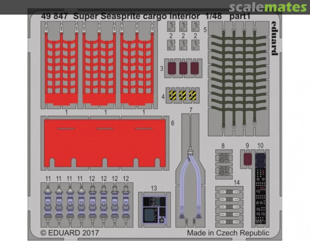 Boxart Super Seasprite cargo interior 49847 Eduard