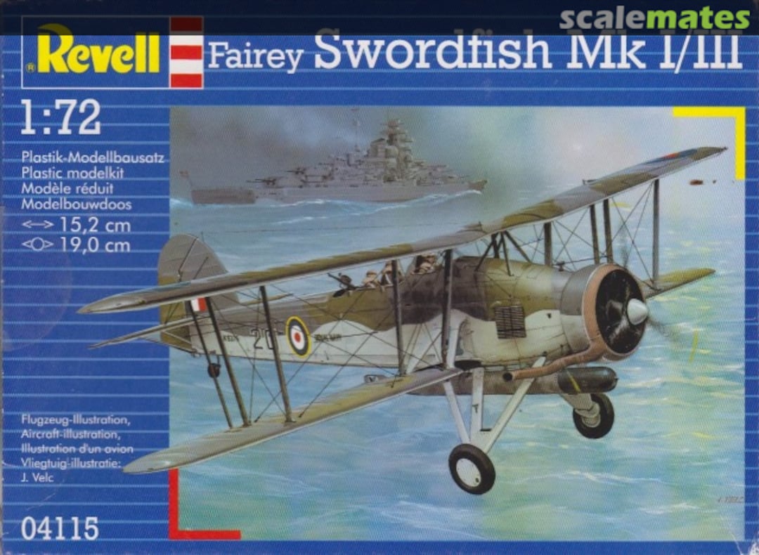 Boxart Fairey Swordfish Mk I/III 04115 Revell