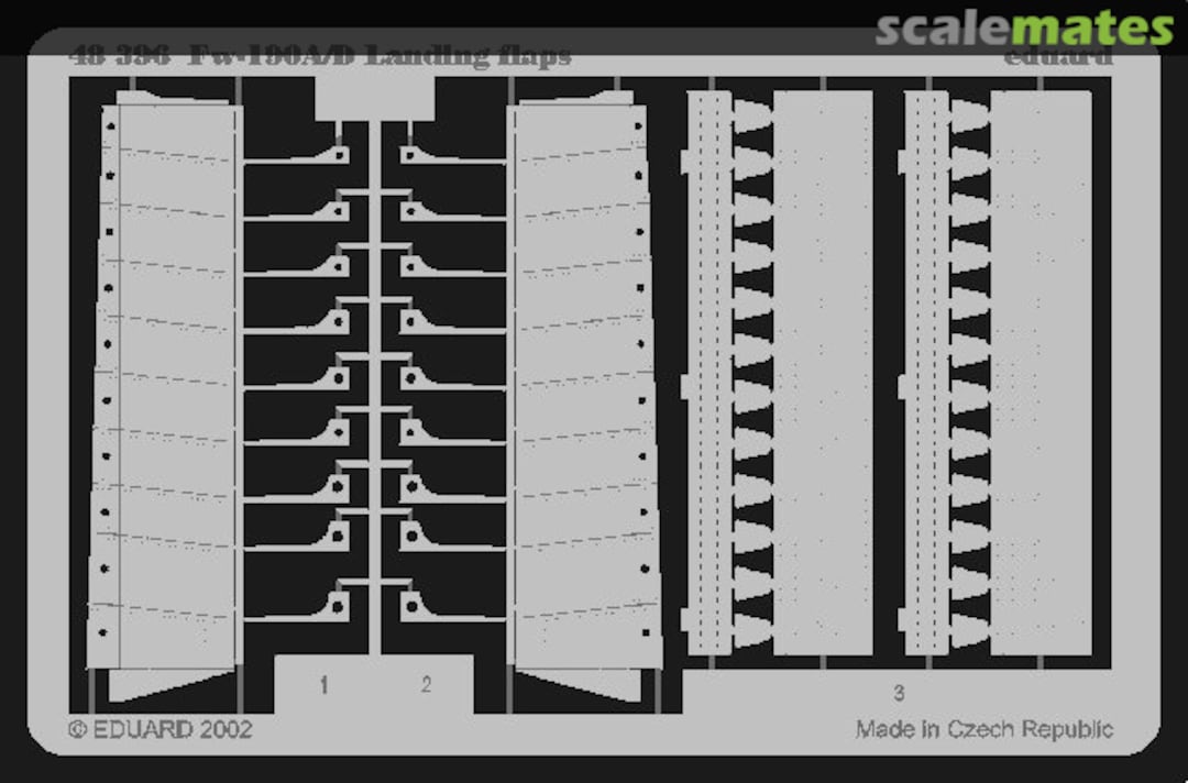 Boxart Fw 190A/D landing flaps 48396 Eduard