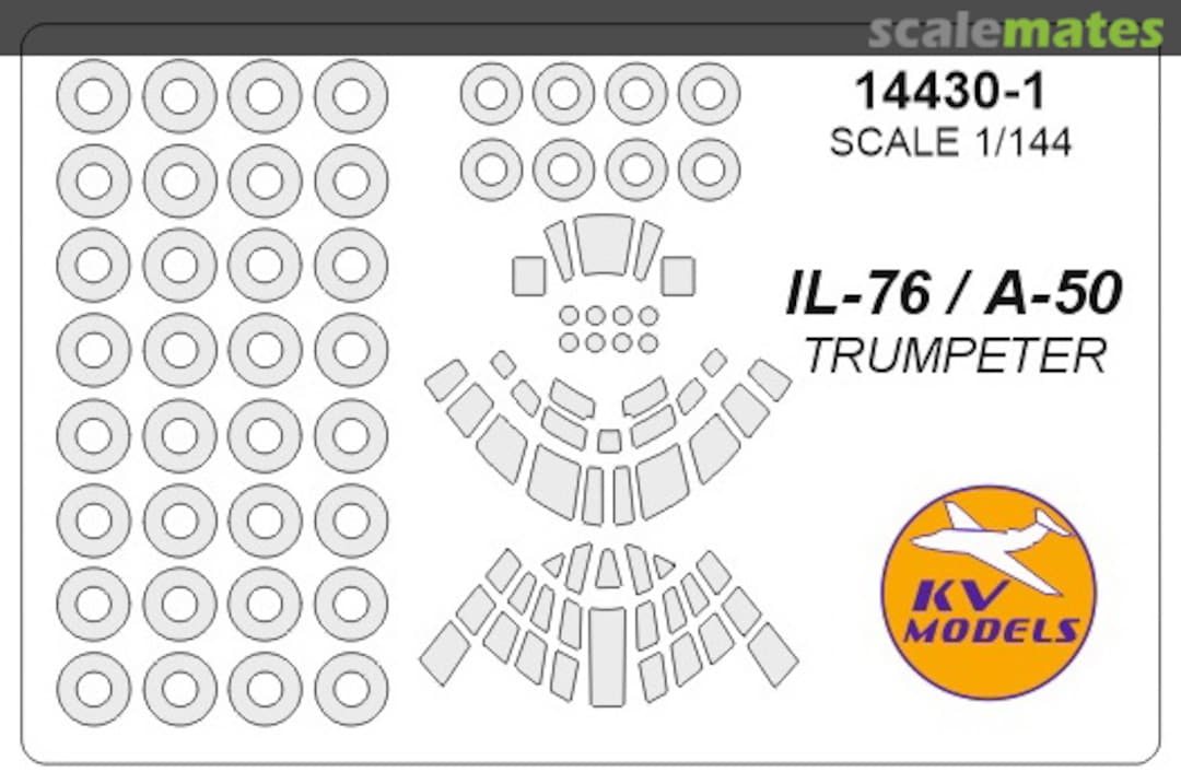 Boxart Ilyushin IL-76 / A-50 and wheels masks 14430-1 KV Models