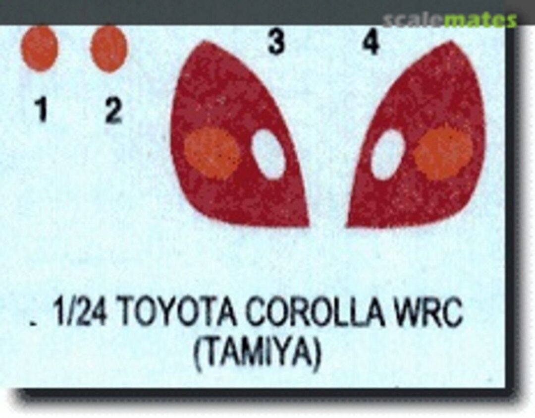 Boxart Toyota Corolla WRC - Tail Lamp ST27-FP2428 Studio27