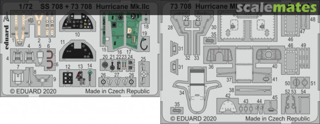 Boxart Hurricane Mk.IIc ARMA HOBBY 73708 Eduard